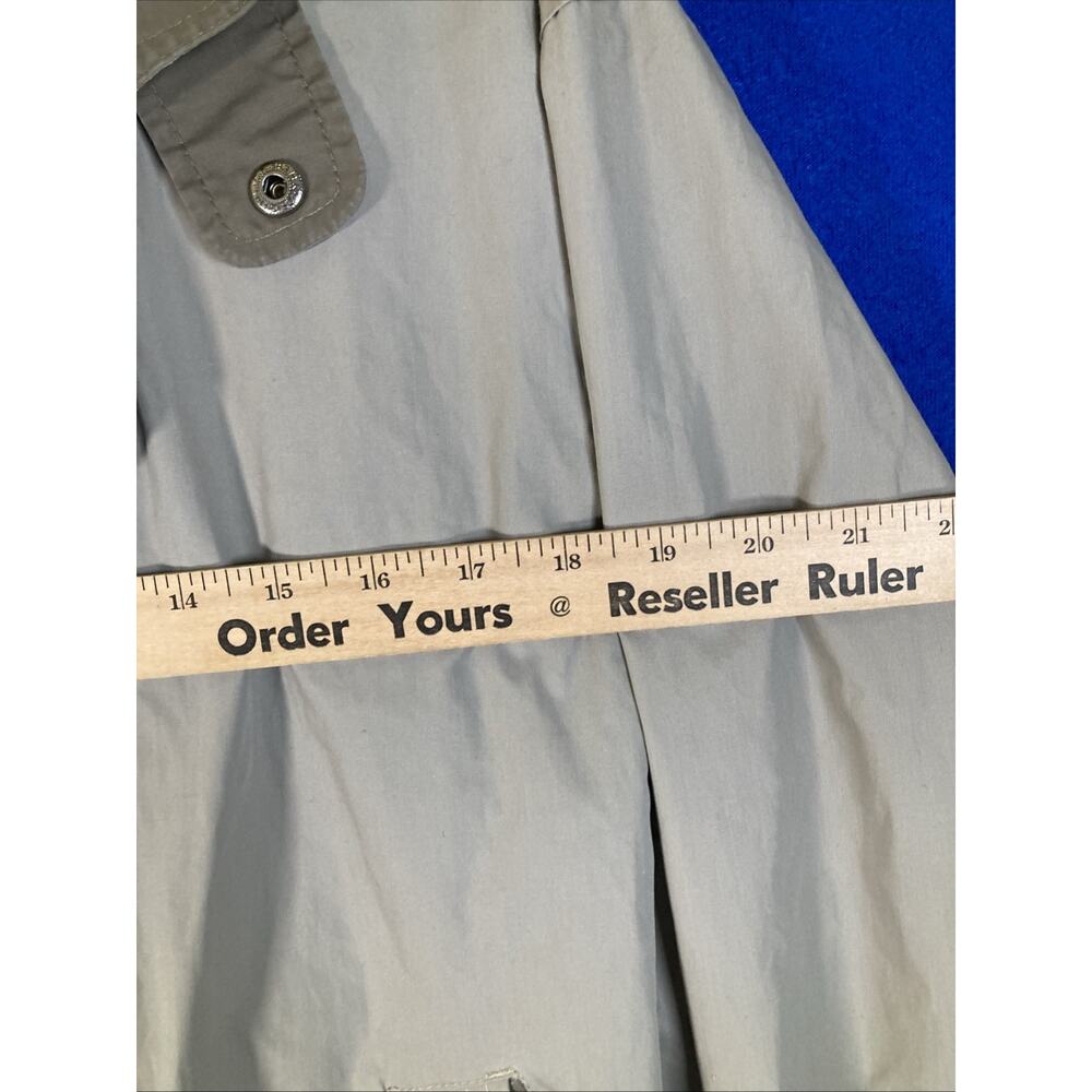 Vintage Members Only Mariner Jacket Mens Large Tan Beige Windbreaker Zip Up NWOT - Picture 9 of 16